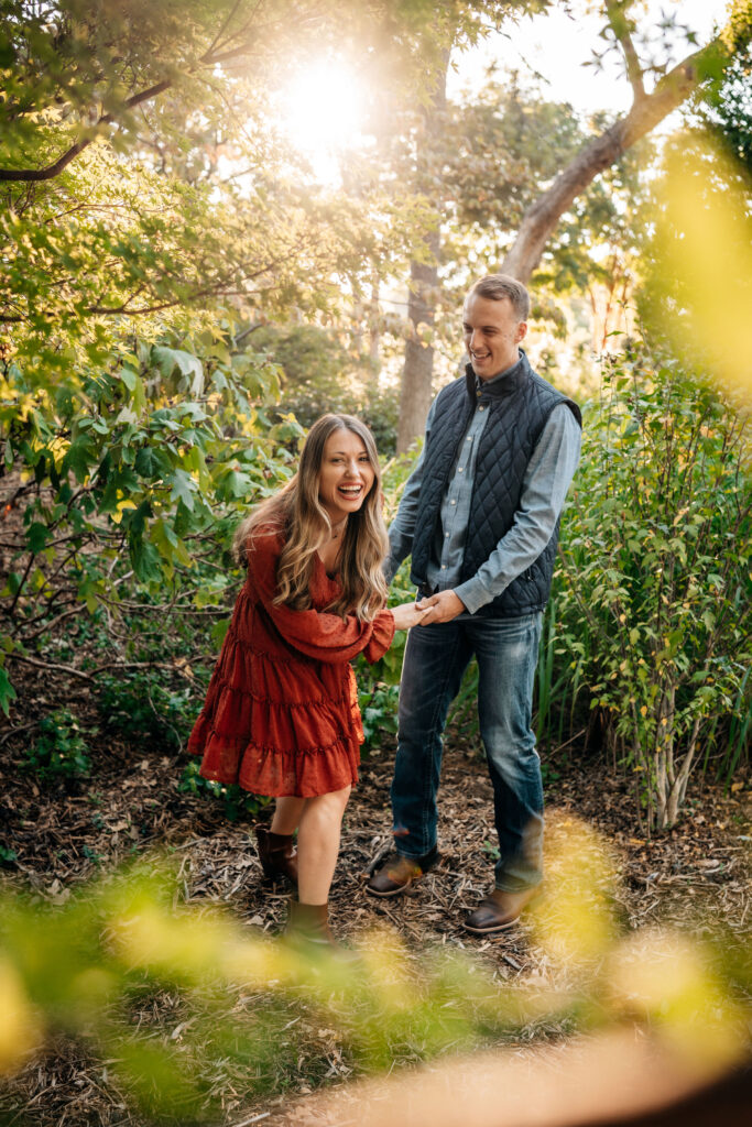 Luxury Dallas, Texas Garden Engagement Session