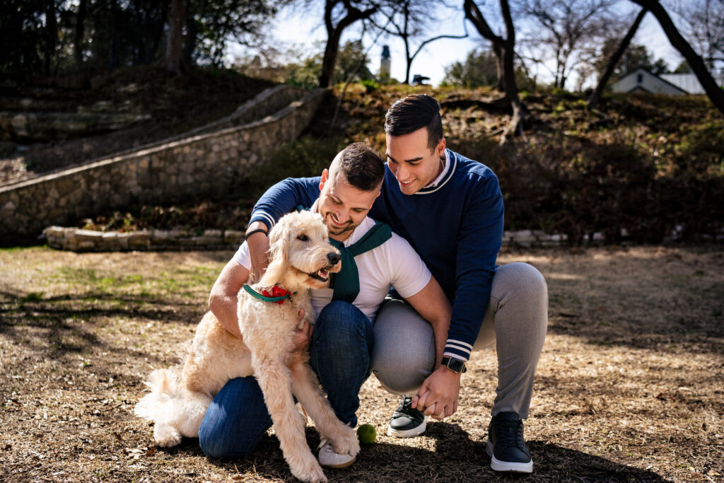 Dallas LGBTQ+ Engagement Session in Highland Park, Texas