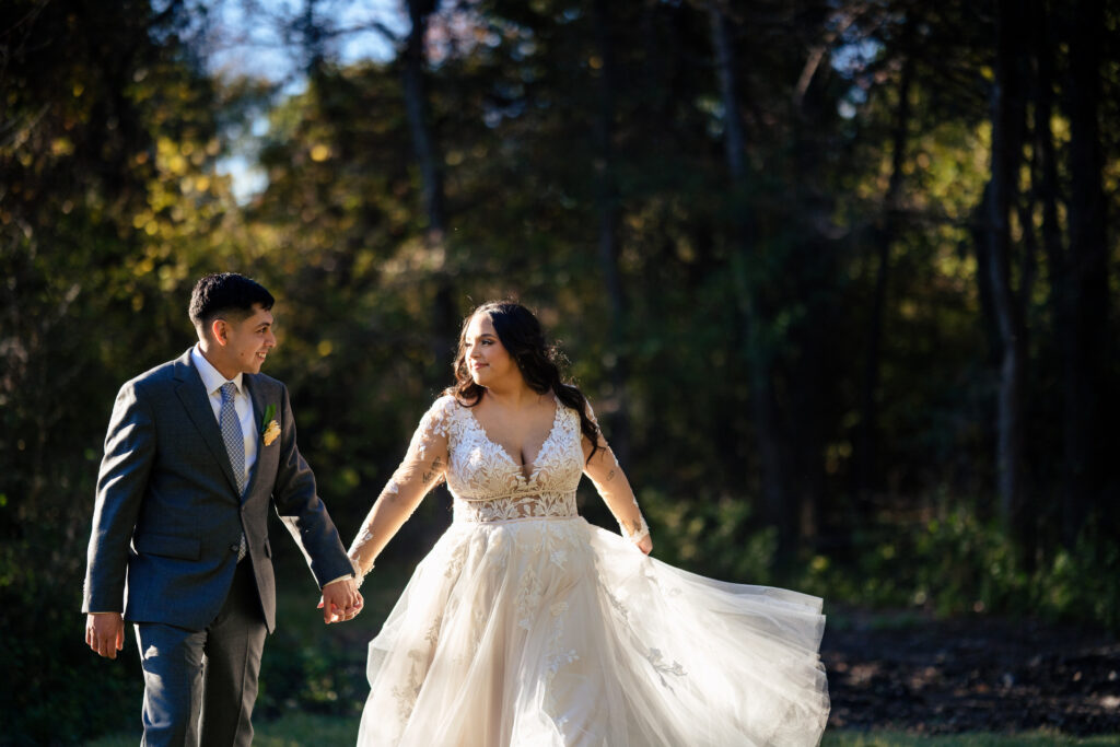 Texas Autumn Garden Wedding