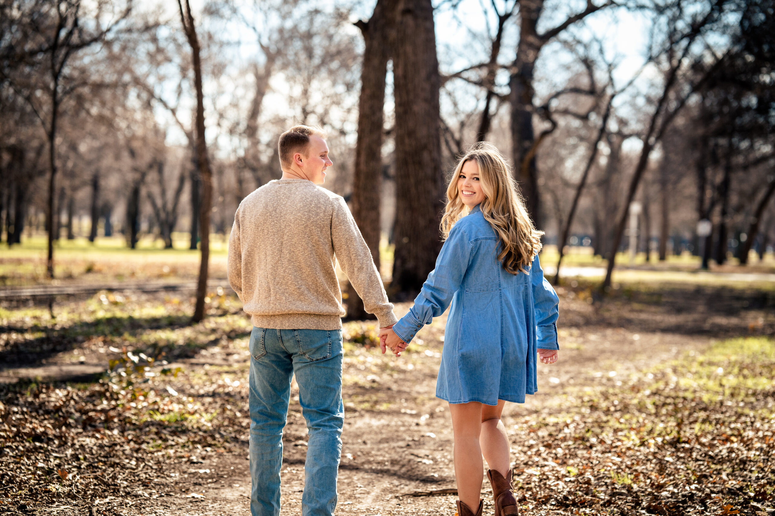 Texas Winter Park Engagement Session