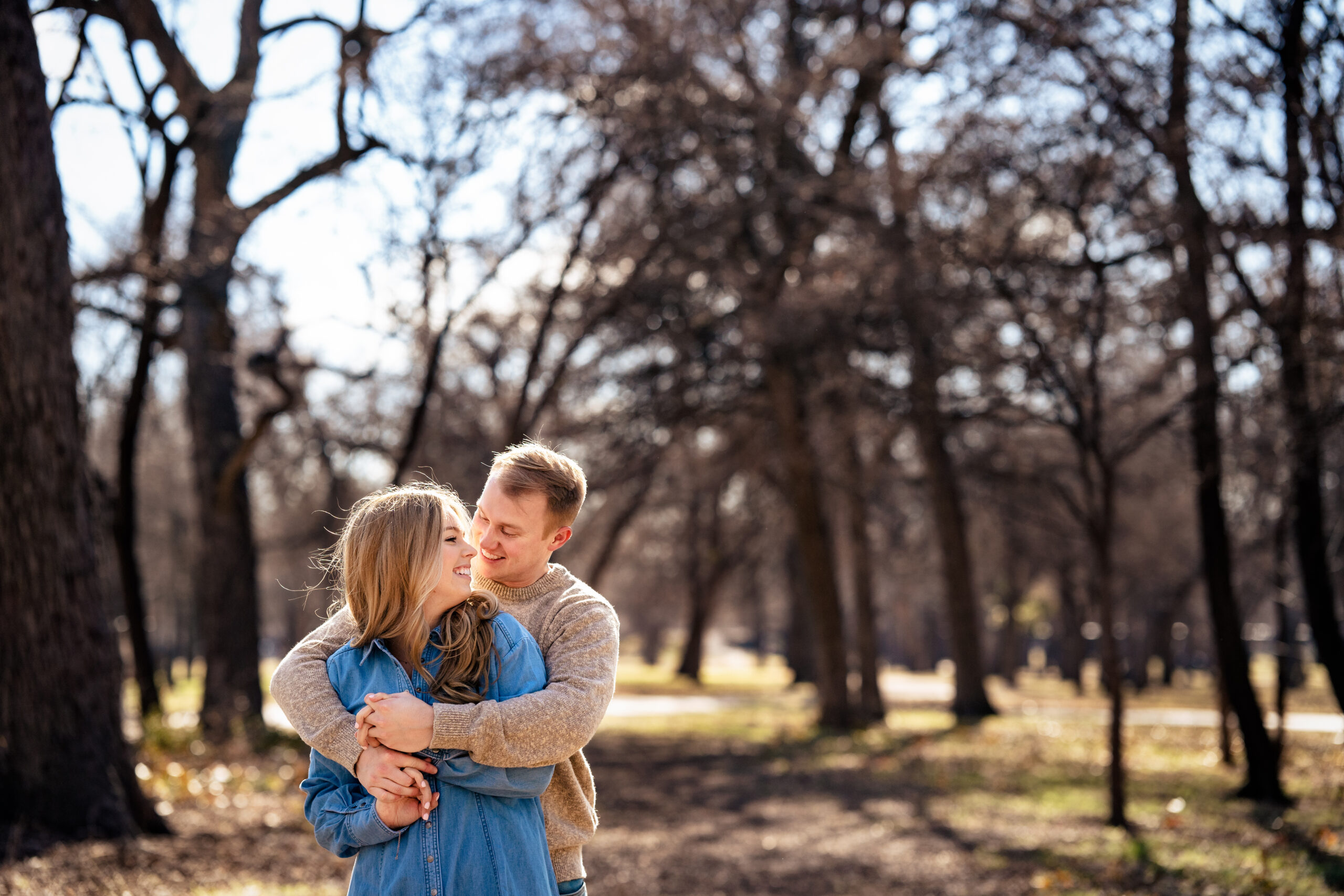Texas Winter Park Engagement Session