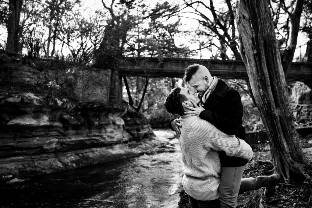 Dallas LGBTQ+ Engagement Session in Highland Park, Texas