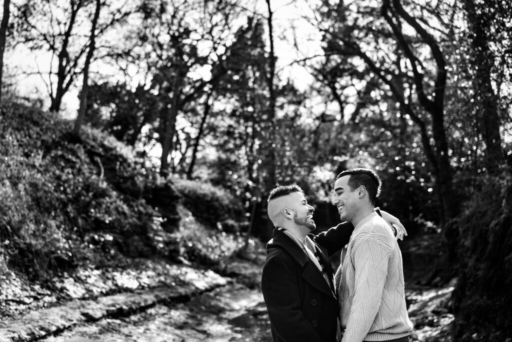 Dallas LGBTQ+ Engagement Session in Highland Park, Texas