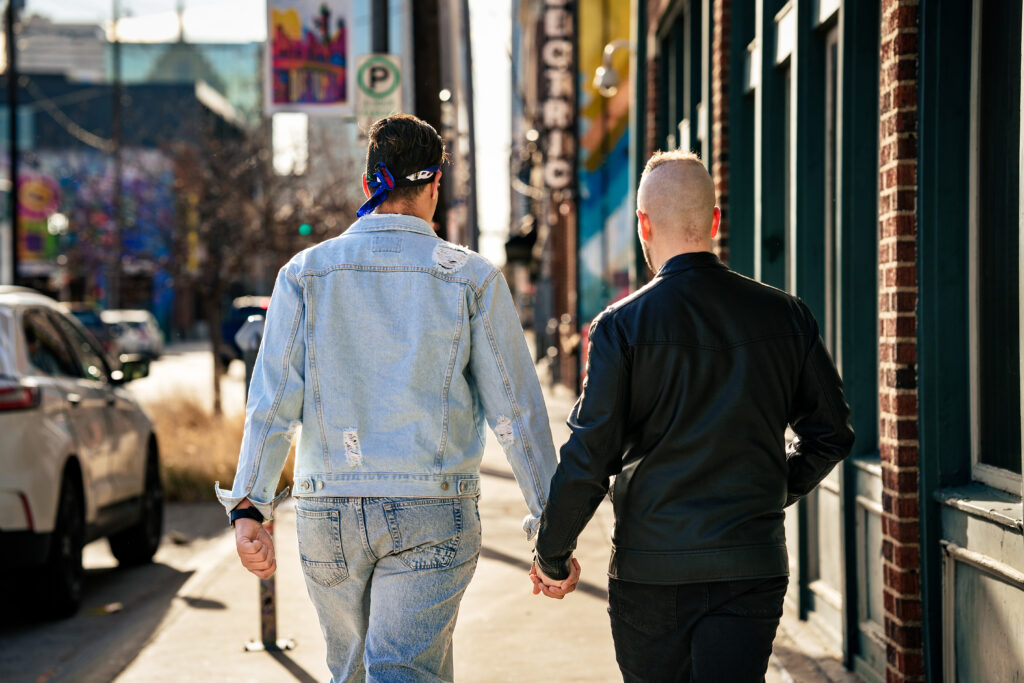Dallas LGBTQ+ Engagement Session in Deep Ellum, Dallas, Texas