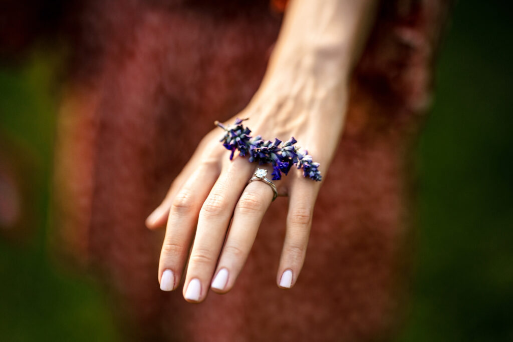 Playful Dallas Garden Engagement Session