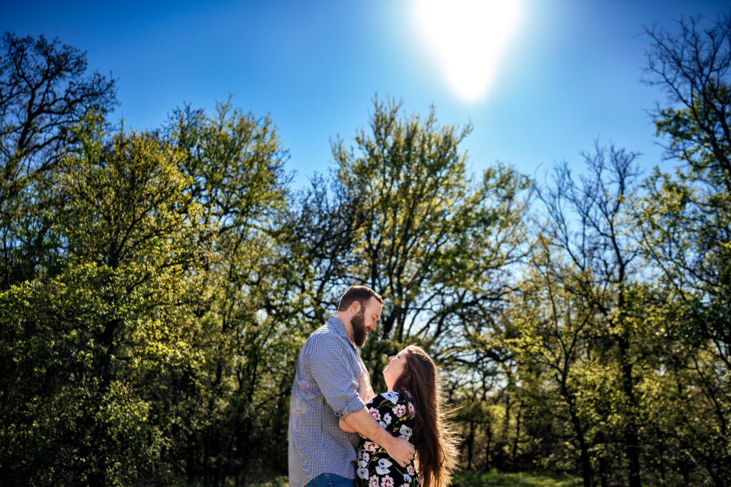 Playful Lakeside Engagement Session