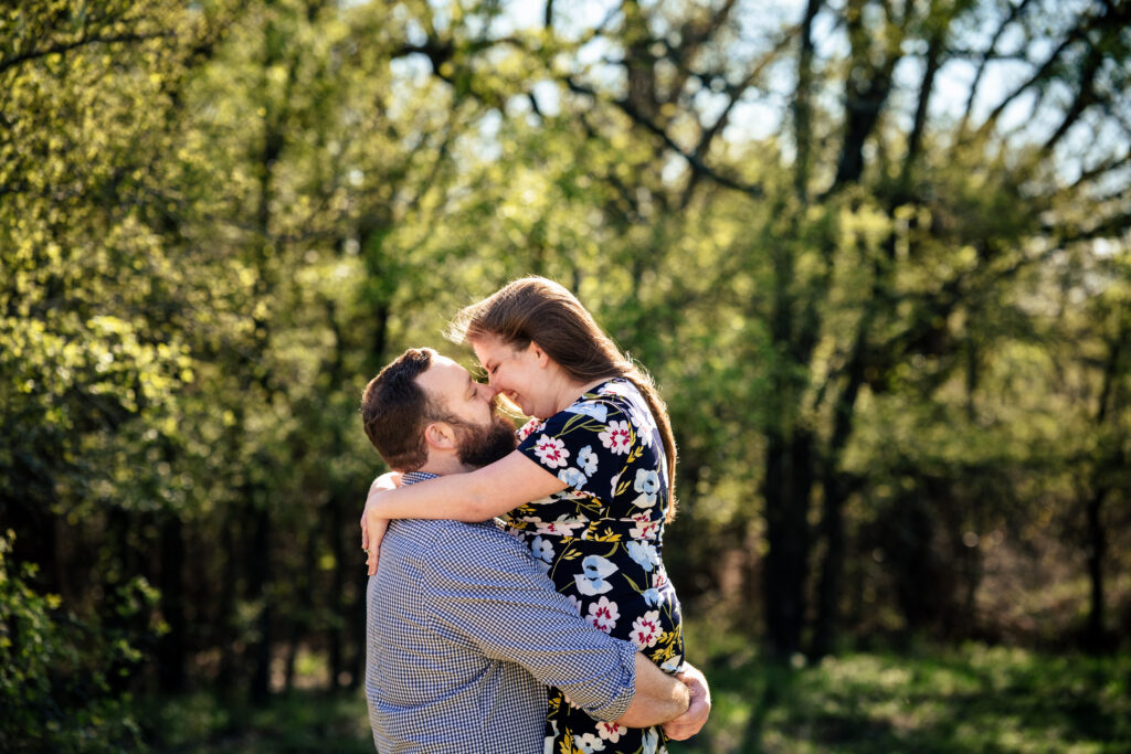 Playful Lakeside Engagement Session