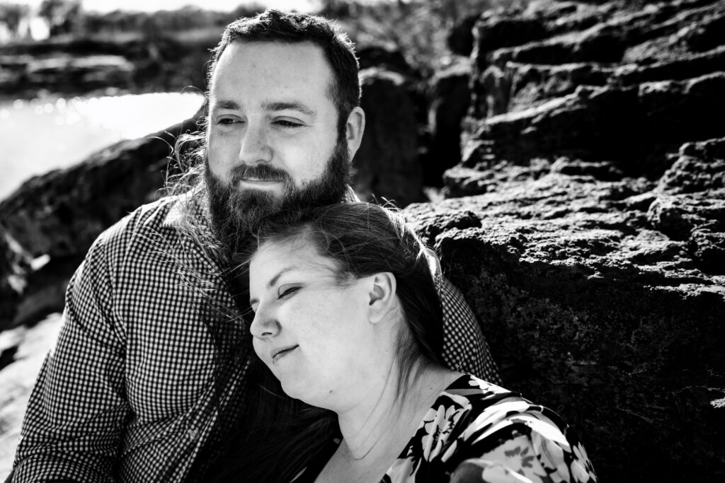 Playful Lakeside Engagement Session