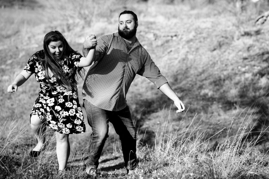 Playful Lakeside Engagement Session