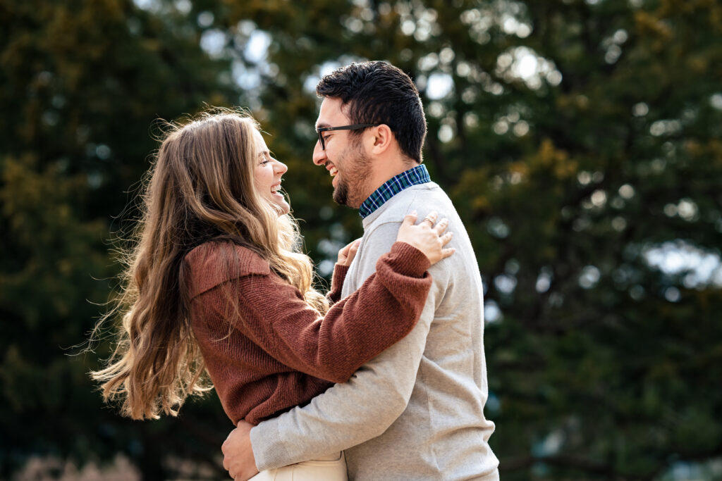 Cozy Winter Fort Worth Engagement Session