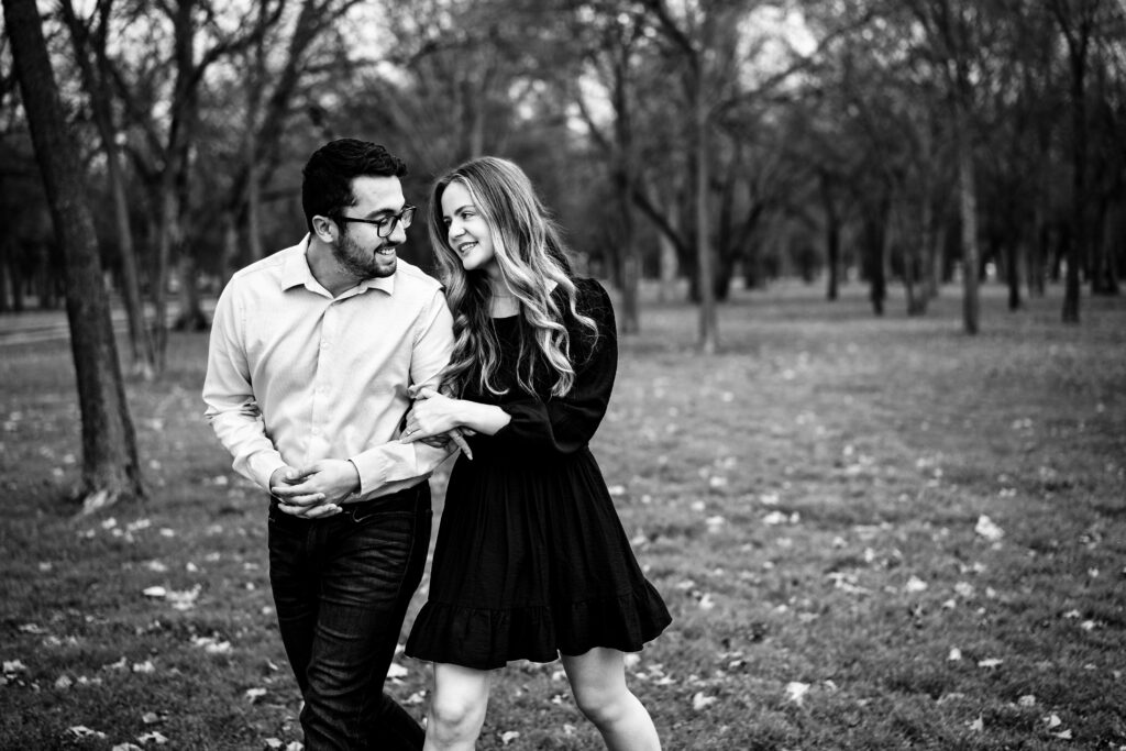 Cozy Winter Fort Worth Engagement Session