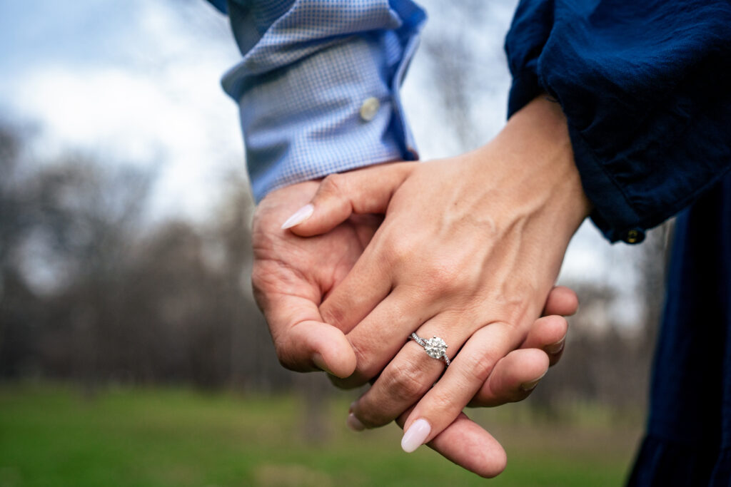 Cozy Winter Fort Worth Engagement Session