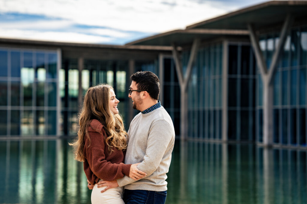 Cozy Winter Fort Worth Engagement Session