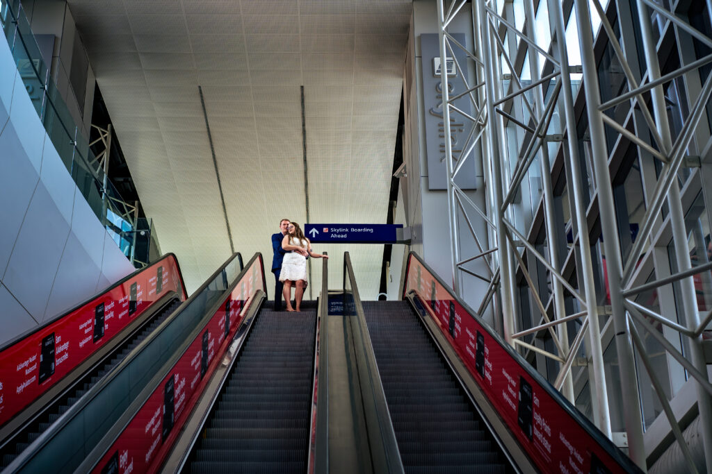 Dallas Fort Worth Airport Engagement Session