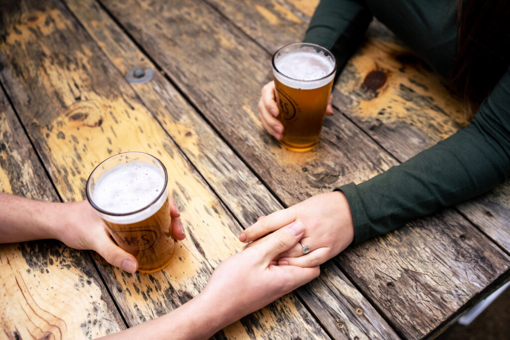 Grapevine Brewery Engagement Session