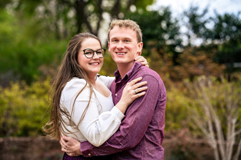 Grapevine Garden Engagement Session