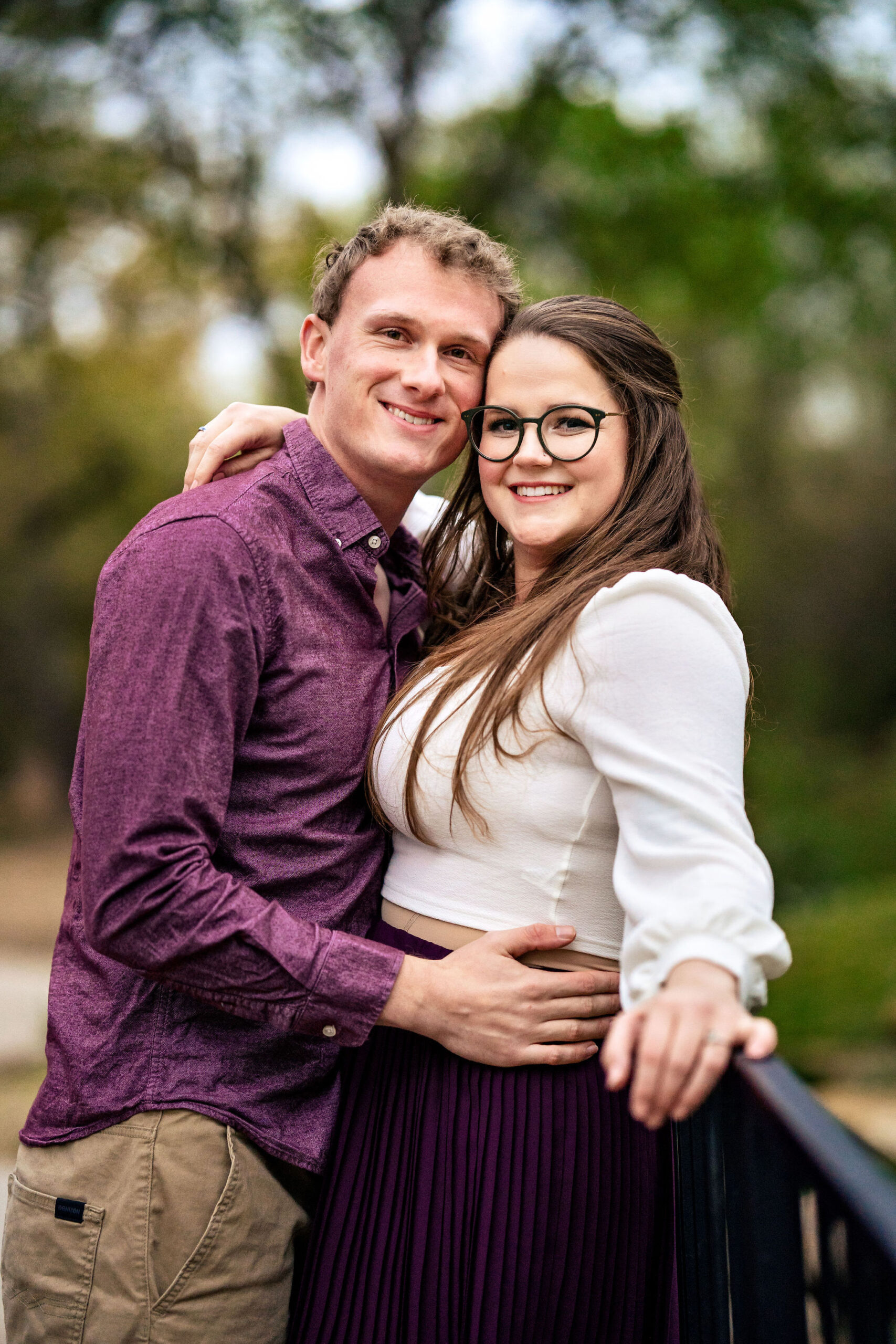 Grapevine Garden Engagement Session