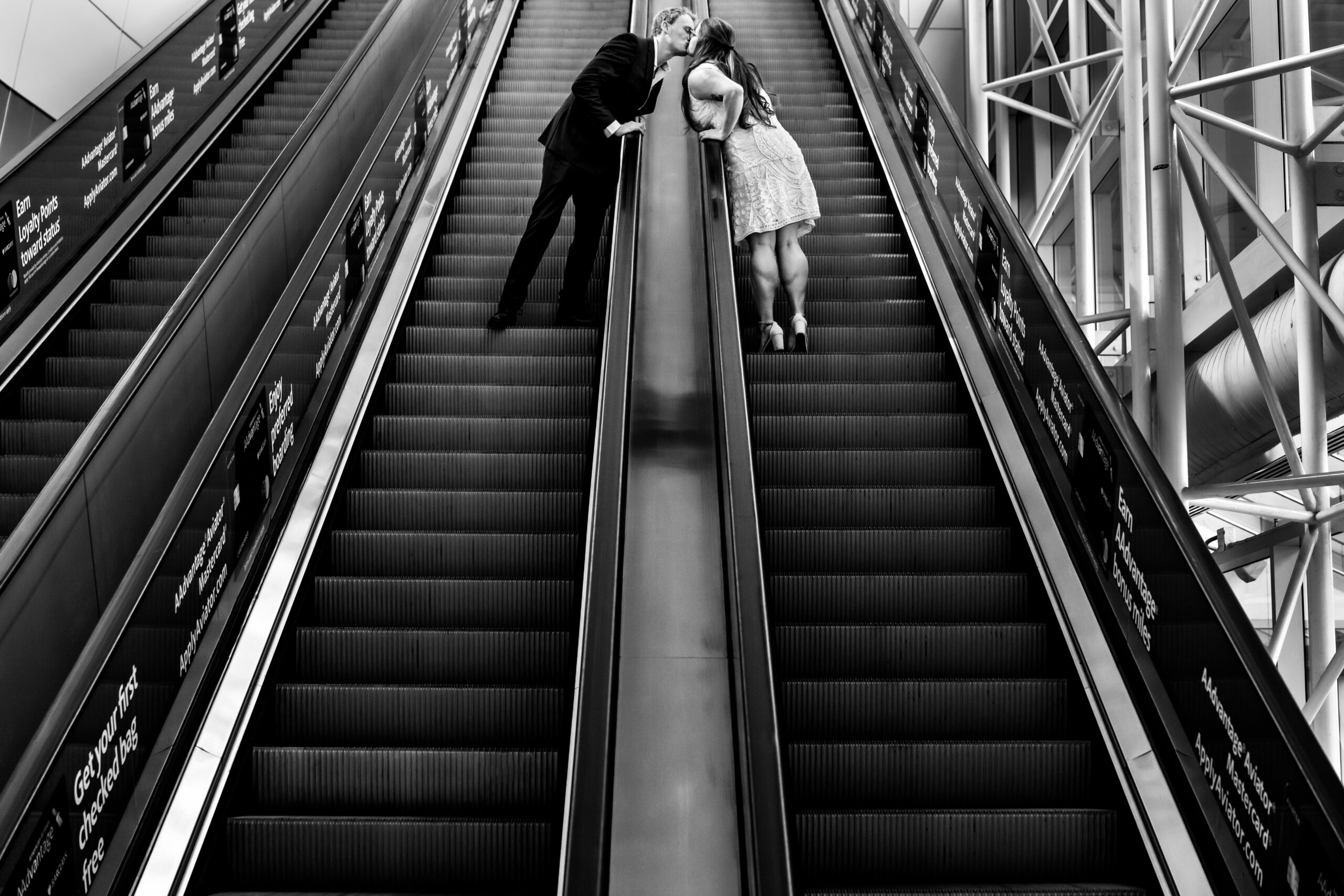 Dallas Fort Worth Airport Engagement Session