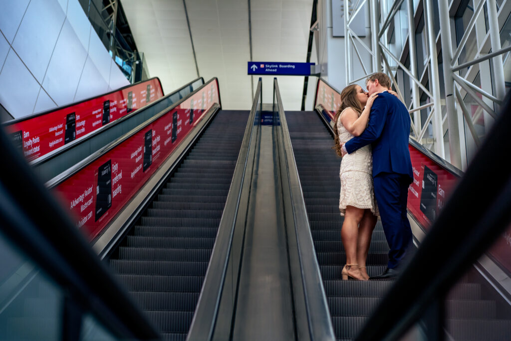 Dallas Fort Worth Airport Engagement Session