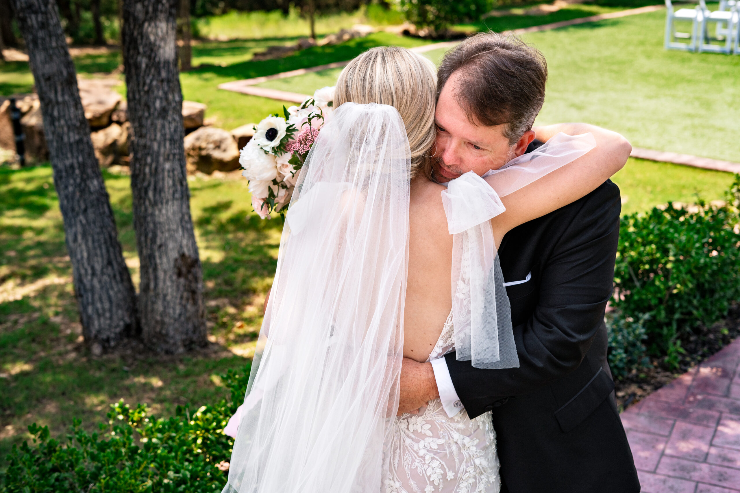Father Daughter Wedding First Look