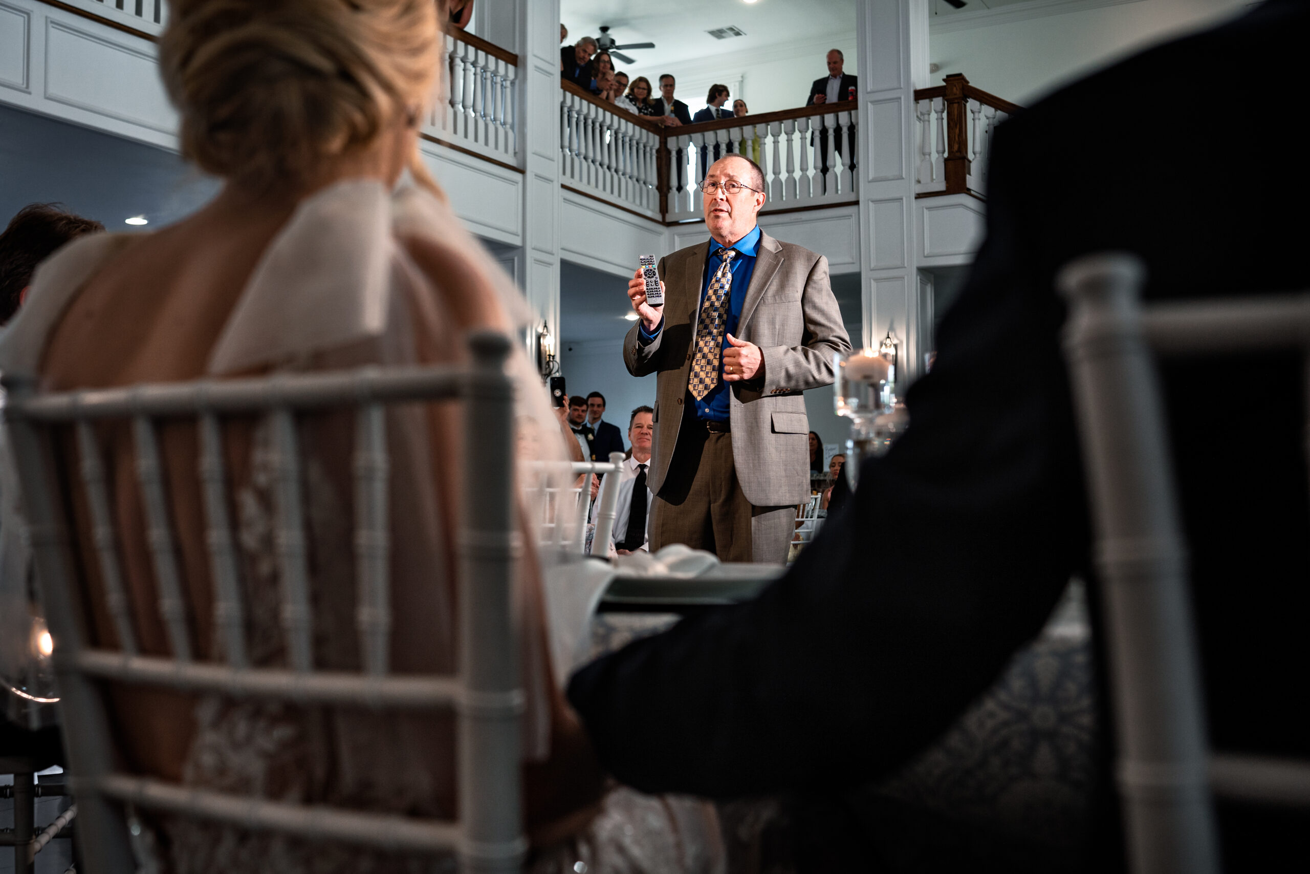 Manor Inspired Wedding Reception Toast