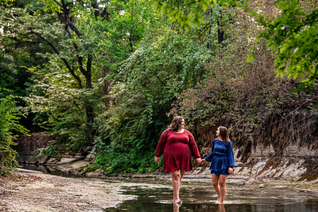 Dallas LGBTQ Creekside Engagement Session