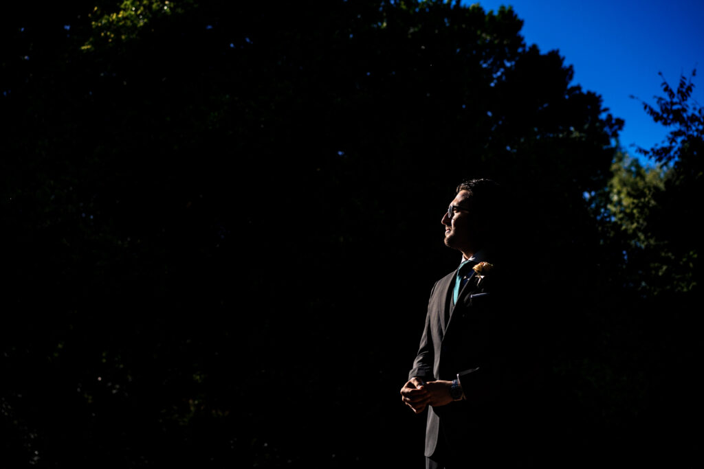 Dramatic Groom Portrait