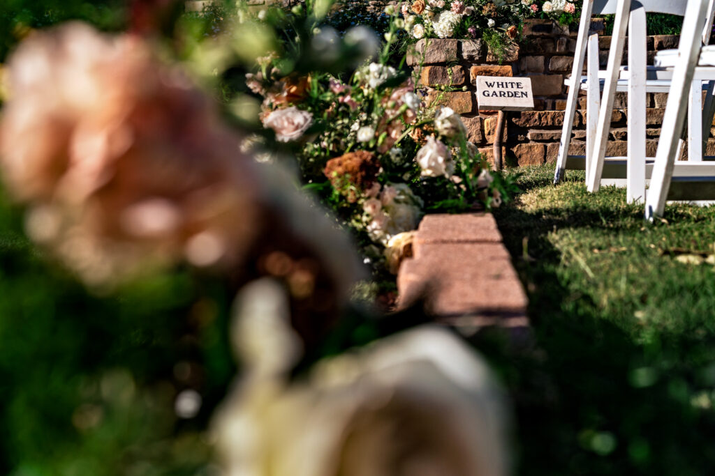 Clark Gardens Wedding Ceremony Decor