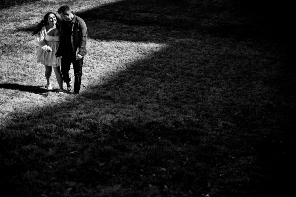 Downtown Dallas Candid Engagement DFW Documentary Photographer