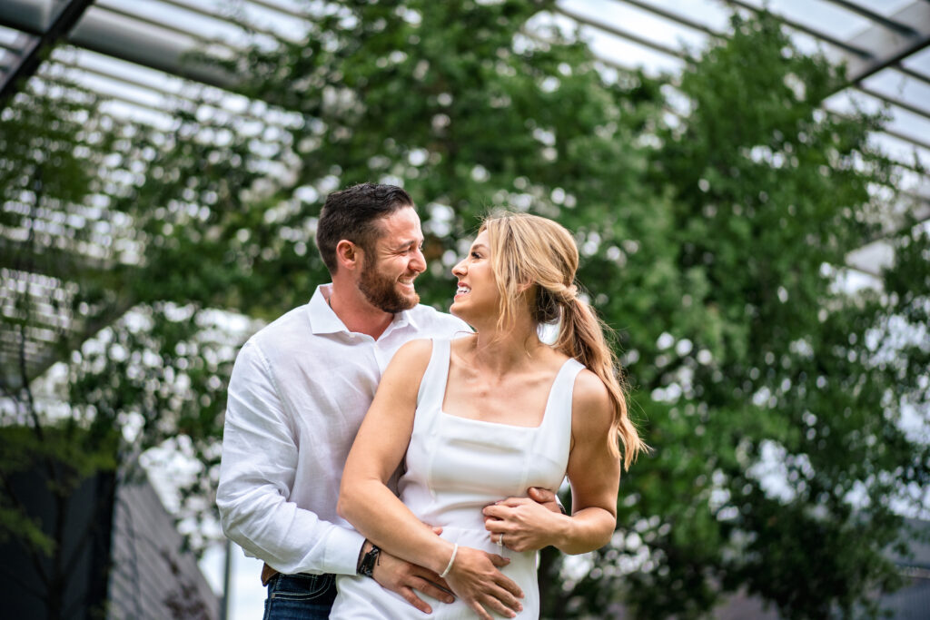 Downtown Dallas Candid Engagement DFW Documentary Photographer