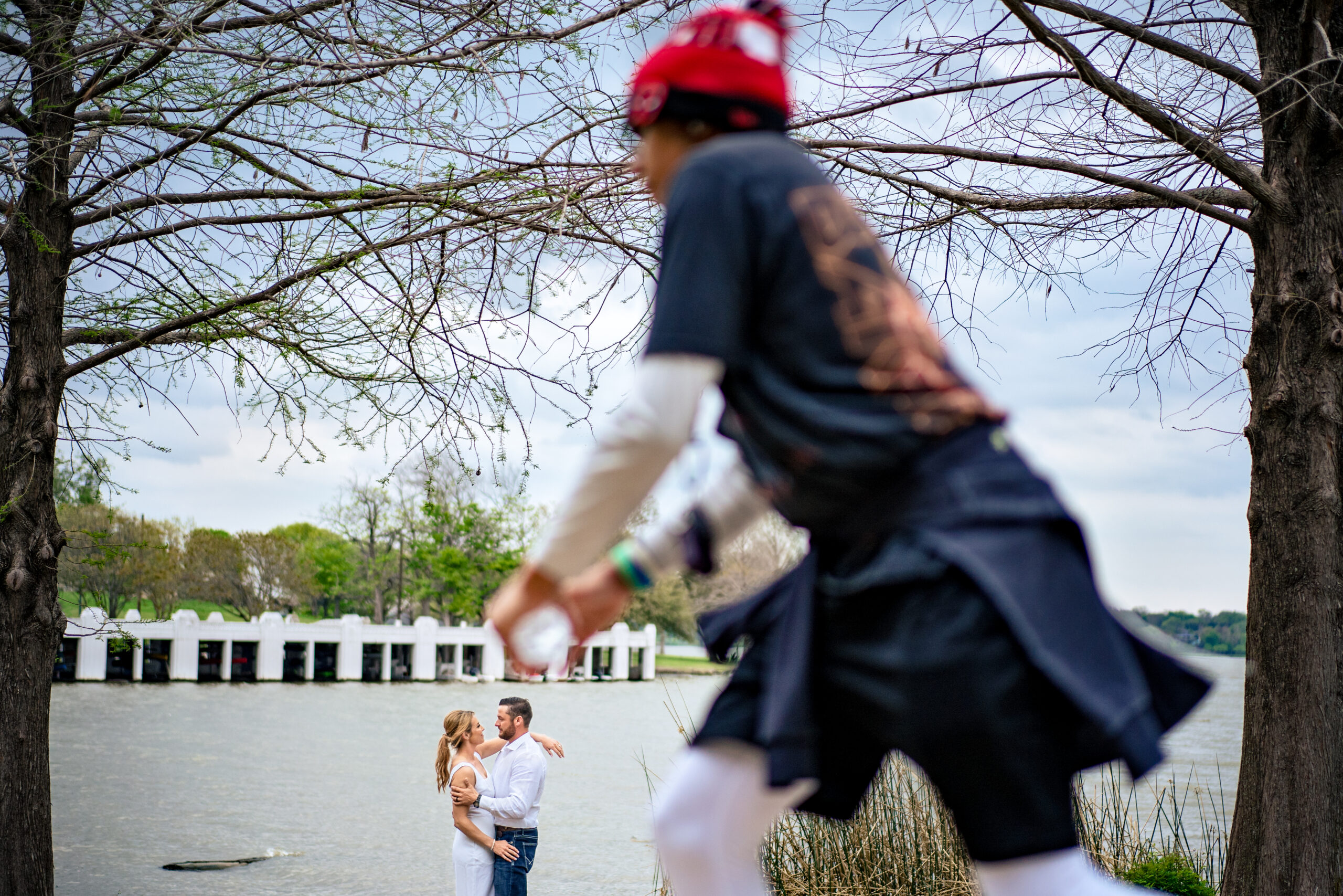 White Rock Lake Dallas Candid Engagement DFW Documentary Photographer
