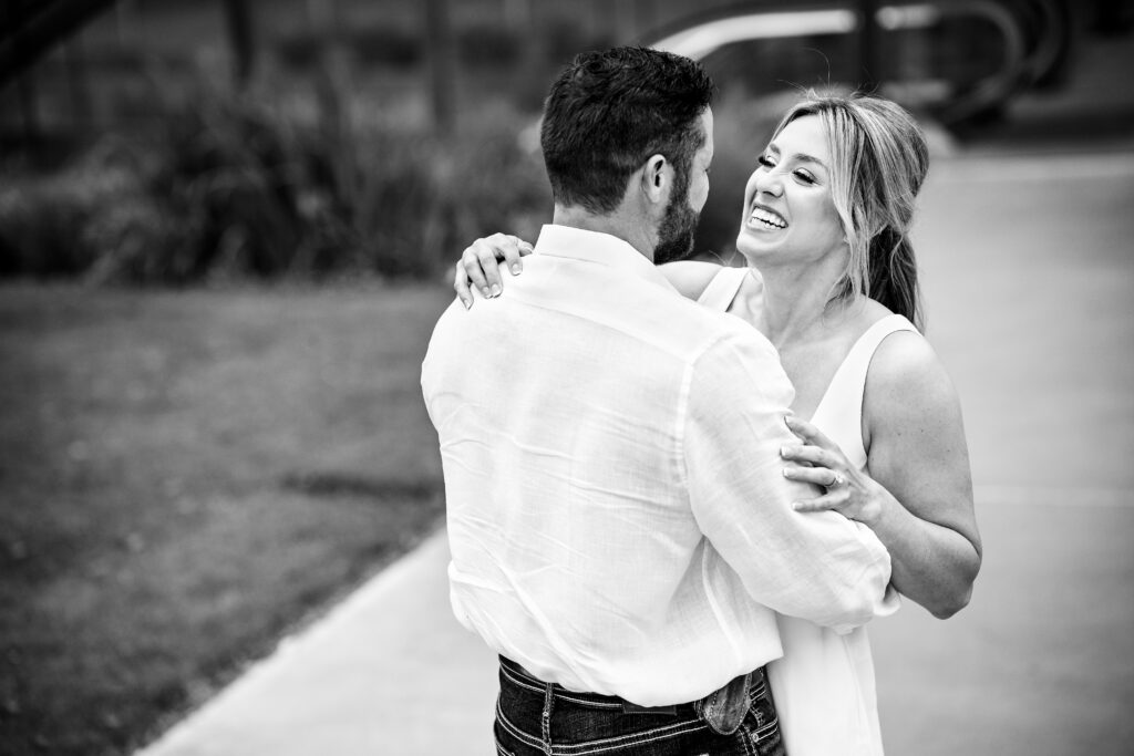 Downtown Dallas Candid Engagement DFW Documentary Photographer