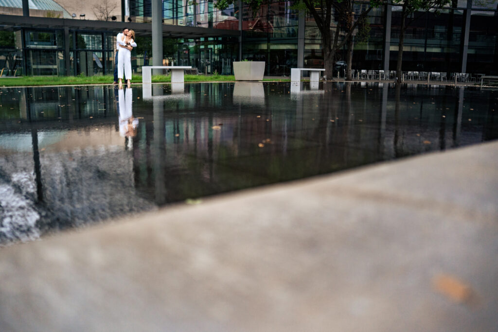Downtown Dallas Candid Engagement DFW Documentary Photographer