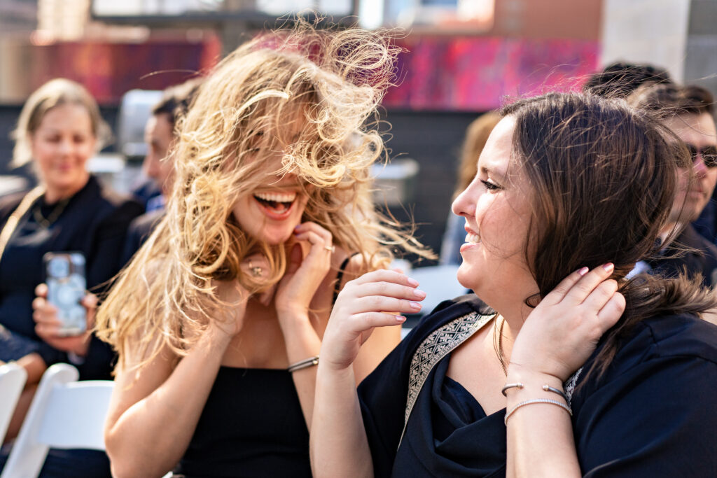 Downtown Dallas 400 N Ervay Rooftop Wedding Venue Documentary Candid Wedding Photographer