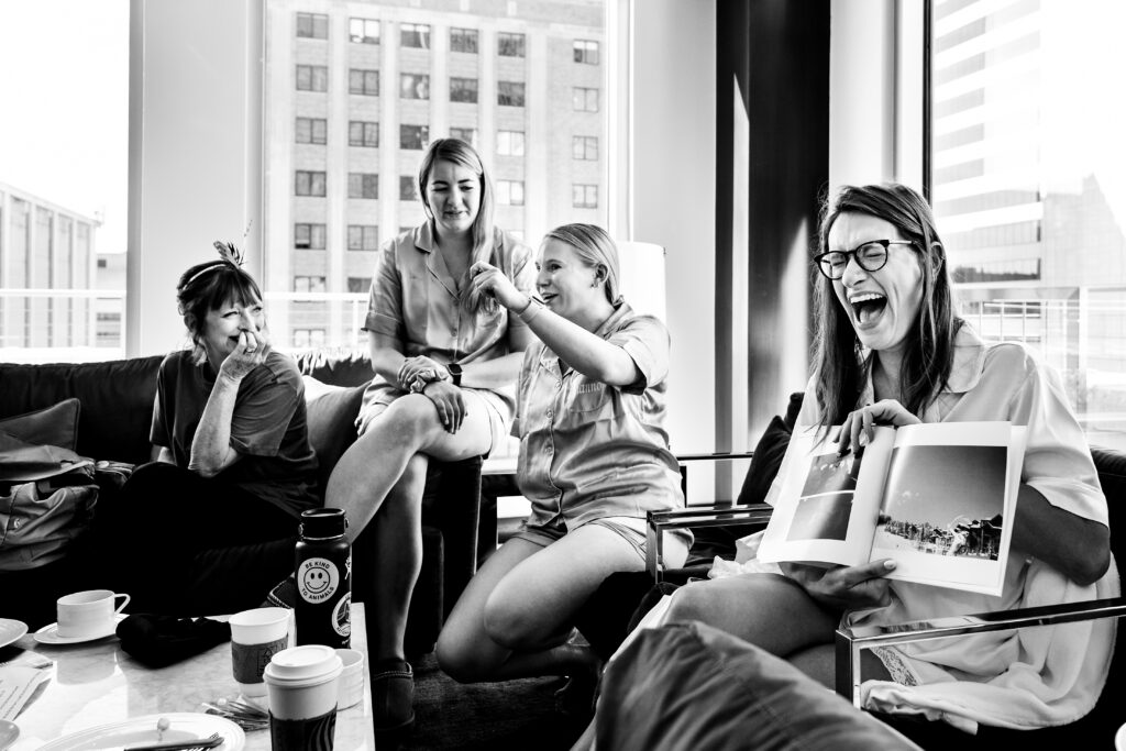 Downtown Dallas The Joule Hotel Documentary Candid Wedding Photographer