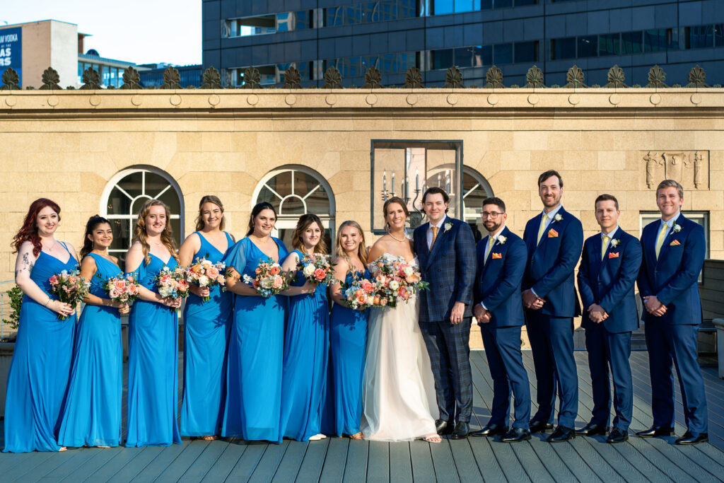 Downtown Dallas 400 N Ervay Rooftop Wedding Venue Documentary Candid Wedding Photographer