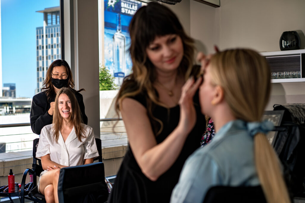 Downtown Dallas The Joule Hotel Documentary Candid Wedding Photographer
