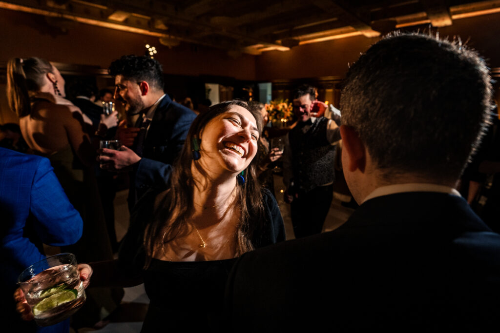 Downtown Dallas 400 N Ervay Rooftop Wedding Venue Documentary Candid Wedding Photographer