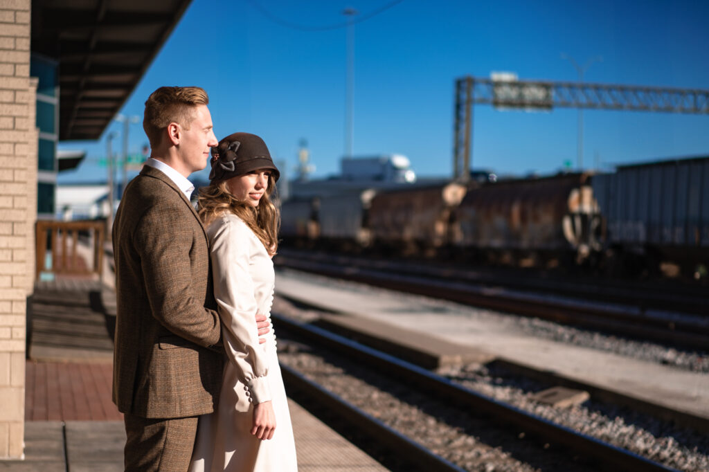 Fort Worth Vintage Hotel Engagement Session for Texas Bride and Groom Wedding at Hotel Crescent Court Dallas Wedding Photographers The MacMeekens