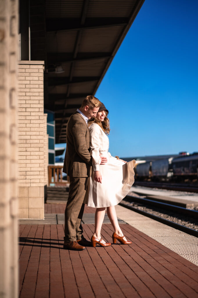 Fort Worth Vintage Hotel Engagement Session for Texas Bride and Groom Wedding at Hotel Crescent Court Dallas Wedding Photographers The MacMeekens