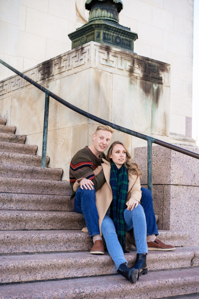 Fort Worth Vintage Hotel Engagement Session for Texas Bride and Groom Wedding at Hotel Crescent Court Dallas Wedding Photographers The MacMeekens