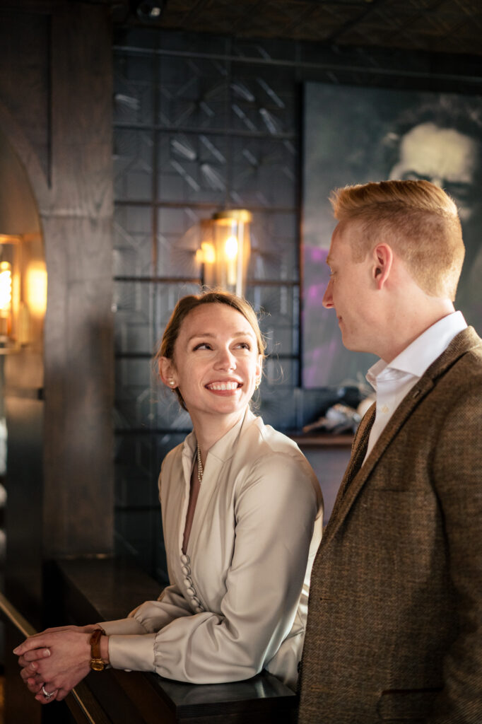 Fort Worth Vintage Hotel Engagement Session for Texas Bride and Groom Wedding at Hotel Crescent Court Dallas Wedding Photographers The MacMeekens