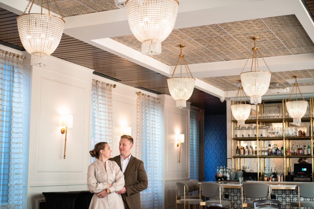 Fort Worth Vintage Hotel Engagement Session for Texas Bride and Groom Wedding at Hotel Crescent Court Dallas Wedding Photographers The MacMeekens