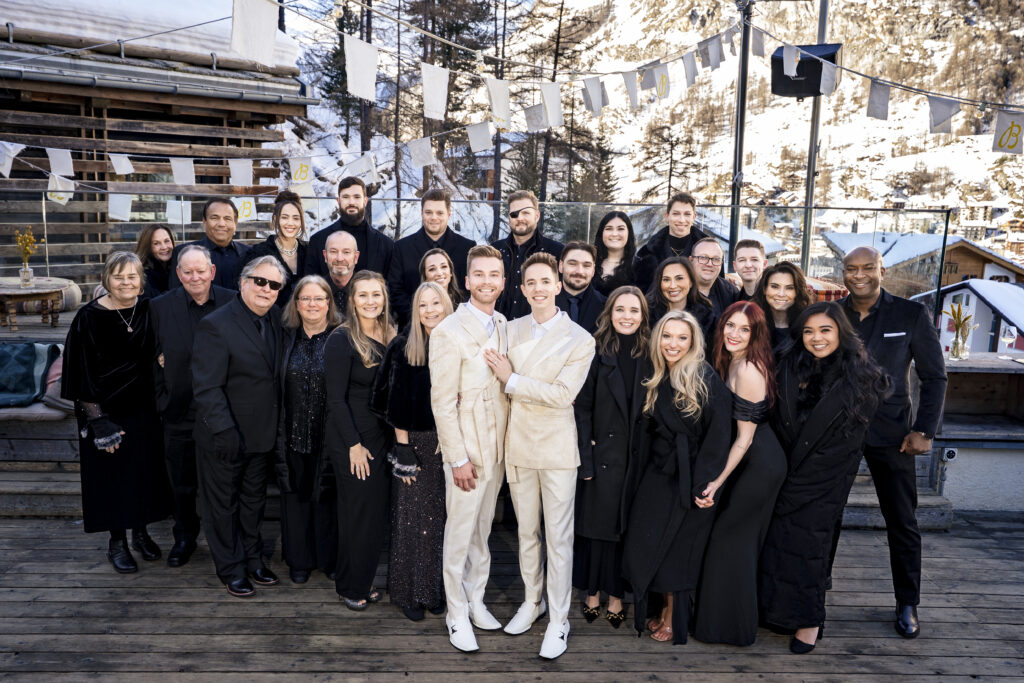 Matt and Brady's Swiss Alps wedding at Cervo Resort in Zermatt, Switzerland