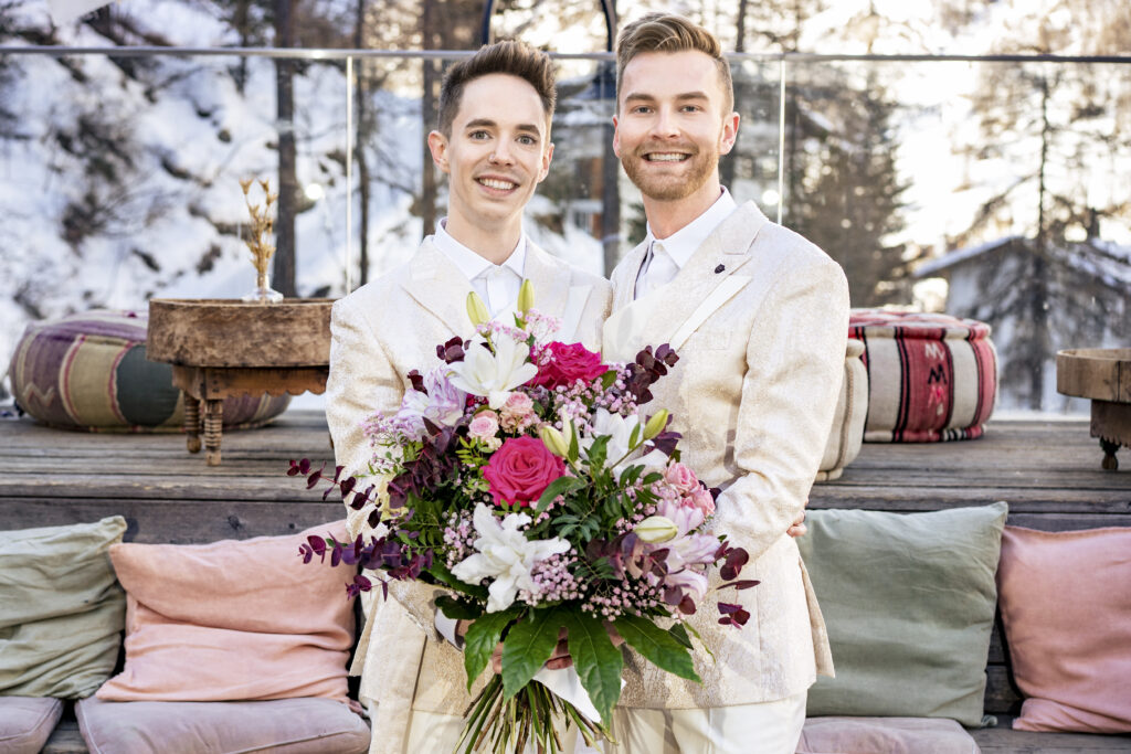 Matt and Brady's Swiss Alps wedding at Cervo Resort in Zermatt, Switzerland