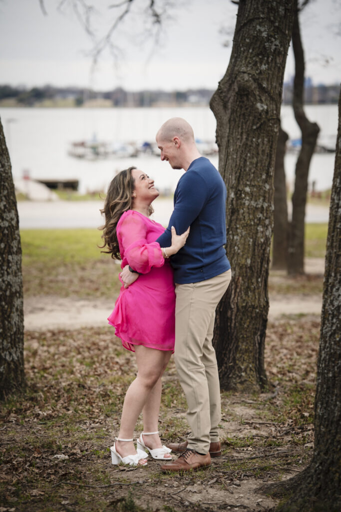 Windy Dallas Engagement Session at White Rock Lake by Documentary Wedding Photographers The MacMeekens Photography