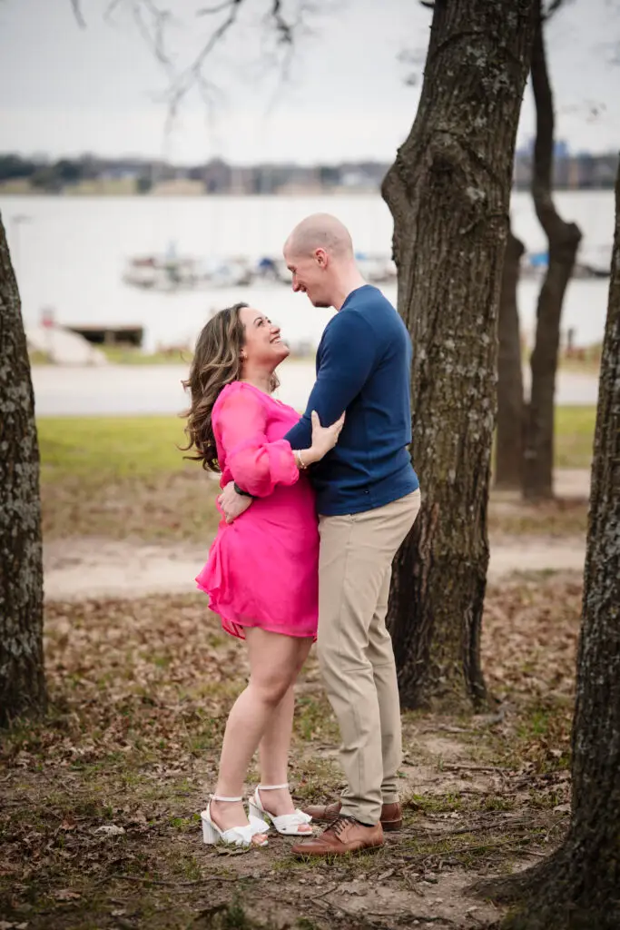 Windy Dallas Engagement Session at White Rock Lake by Documentary Wedding Photographers The MacMeekens Photography
