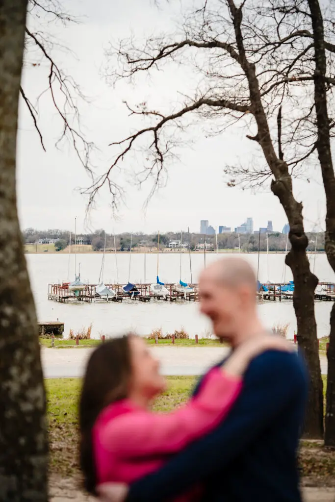Windy Dallas Engagement Session at White Rock Lake by Documentary Wedding Photographers The MacMeekens Photography