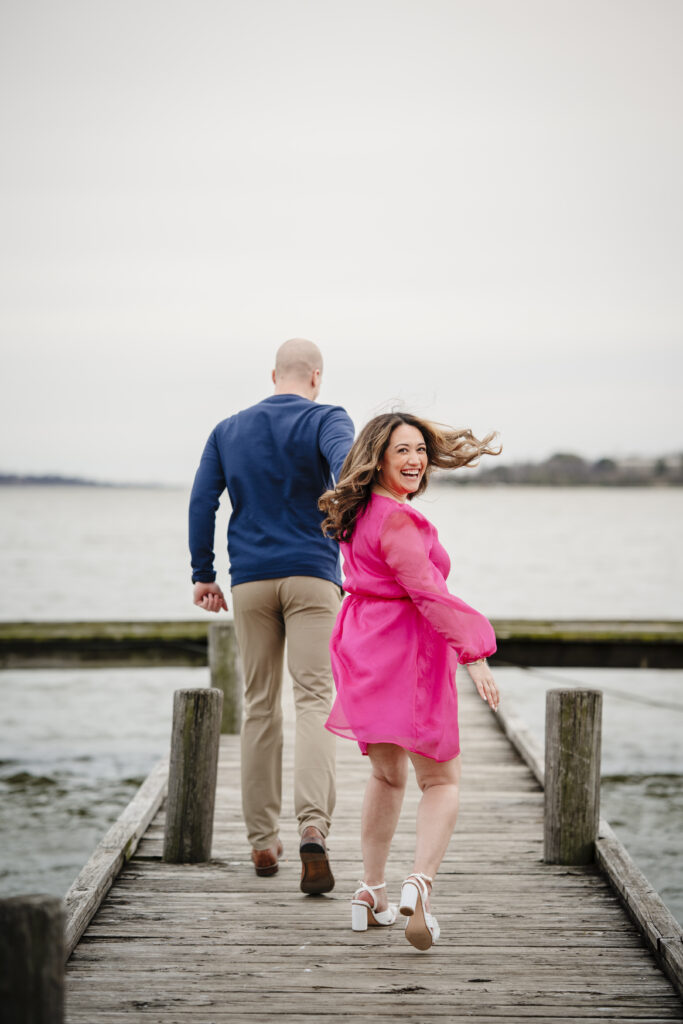 Windy Dallas Engagement Session at White Rock Lake by Documentary Wedding Photographers The MacMeekens Photography