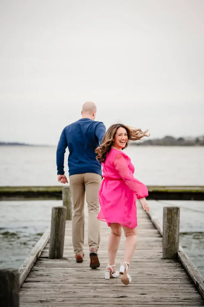 Windy Dallas Engagement Session at White Rock Lake by Documentary Wedding Photographers The MacMeekens Photography